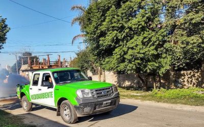 AVANZA LA FUMIGACIÓN EN ESTEBAN ECHEVERRÍA