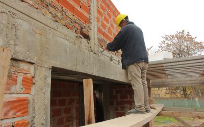 AVANZA LA OBRA DEL NUEVO EDIFICIO DE LA ESCUELA SECUNDARIA N° 26 DE CANNING