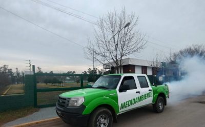 EL MUNICIPIO AVANZA CON LAS TAREAS DE FUMIGACIÓN EN ESTEBAN ECHEVERRÍA