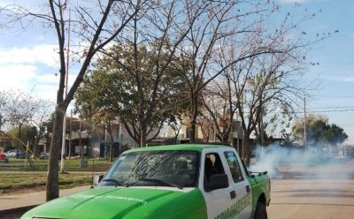 FUMIGACIÓN EN MONTE GRANDE SUR Y MONTE GRANDE