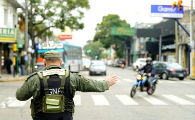 LAS FUERZAS FEDERALES DESPLEGARON UN NUEVO OPERATIVO DE SEGURIDAD EN MONTE GRANDE