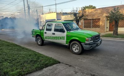 TAREAS DE FUMIGACIÓN EN EL JAGÜEL Y LUIS GUILLÓN