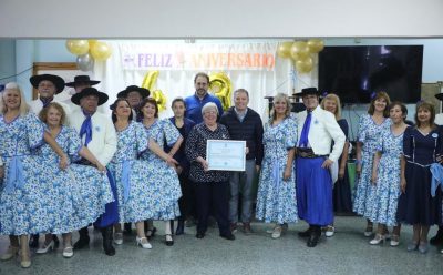 FERNANDO GRAY PARTICIPÓ DEL 43° ANIVERSARIO DEL CENTRO DE JUBILADOS Y PENSIONADOS ESTEBAN ECHEVERRÍA