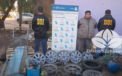 LUEGO DE TRES IMPORTANTES OPERATIVOS, DESBARATARON UNA BANDA QUE ROBABA VEHÍCULOS EN ESTEBAN ECHEVERRÍA