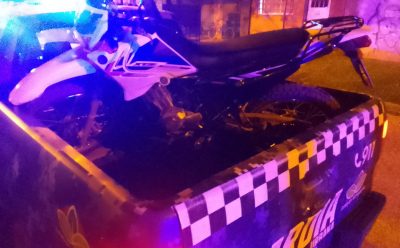 MOTOCICLETAS SECUESTRADAS TRAS UN OPERATIVO EN EL JAGÜEL