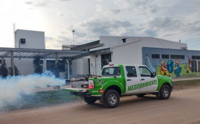 TAREAS DE FUMIGACIÓN EN MONTE GRANDE SUR Y EL JAGÜEL