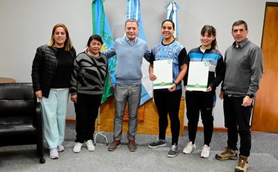 FERNANDO GRAY SE REUNIÓ CON DEPORTISTAS LOCALES QUE COMPETIRÁN A NIVEL INTERNACIONAL
