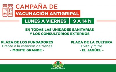 AVANZA LA CAMPAÑA DE VACUNACIÓN ANTIGRIPAL