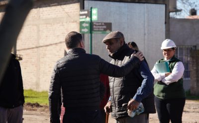 FERNANDO GRAY SUPERVISÓ LAS OBRAS DE ASFALTO QUE SE REALIZAN EN LUIS GUILLÓN