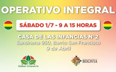 OPERATIVO INTEGRAL EN 9 DE ABRIL