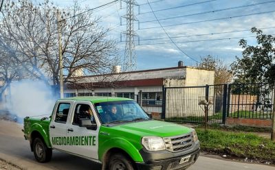 TAREAS DE FUMIGACIÓN EN EL JAGÜEL Y 9 DE ABRIL