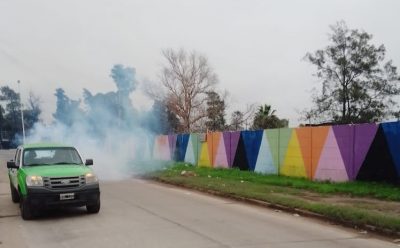 TRABAJOS DE FUMIGACIÓN EN 9 DE ABRIL