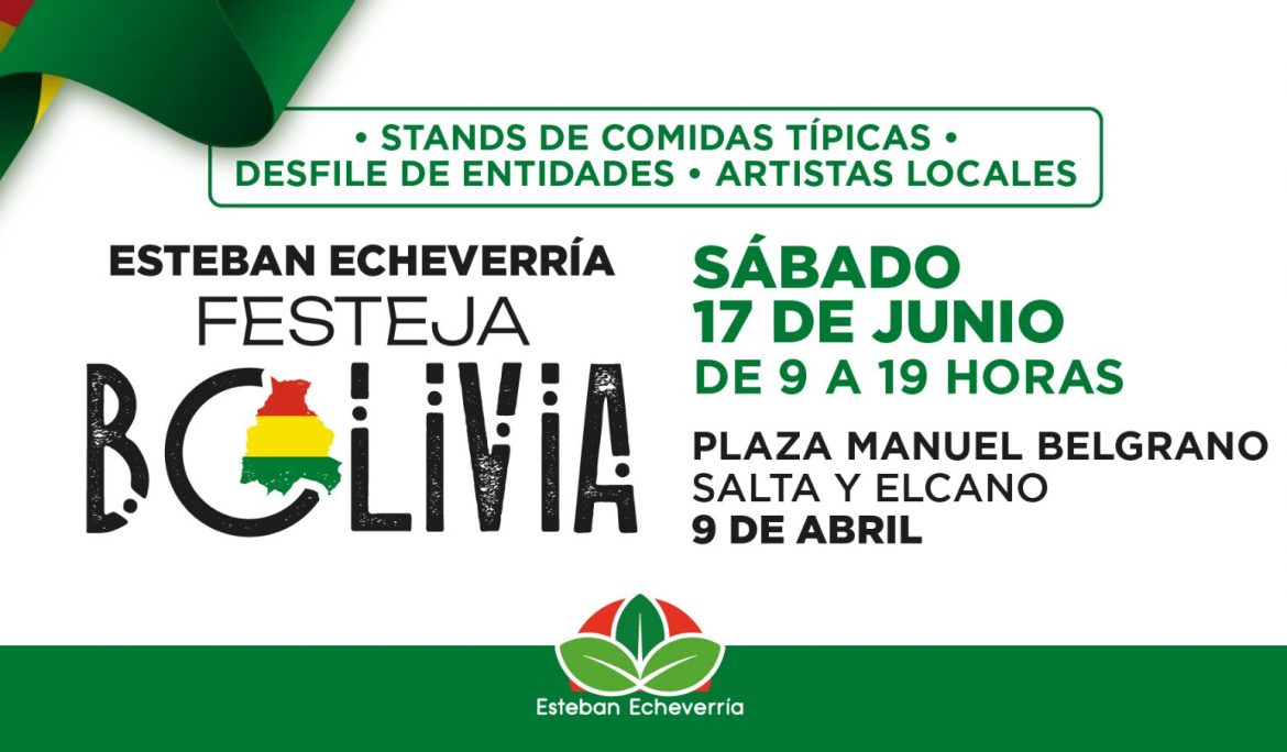 ESTEBAN ECHEVERRÍA FESTEJA BOLIVIA EN 9 DE ABRIL