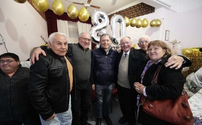 FERNANDO GRAY ASISTIÓ AL CUMPLEAÑOS DEL PASTOR ADÁN CARMELO DELPINO DE LA IGLESIA EVANGÉLICA ASAMBLEA DE DIOS