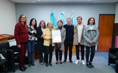 FERNANDO GRAY SE REUNIÓ CON LAS AUTORAS DE CRÓNICAS DE UN SIGLO: 110 AÑOS DE HISTORIA ECHEVERRIANA