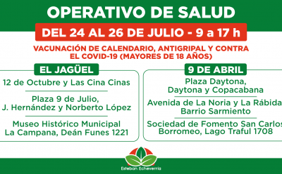 AVANZA LA CAMPAÑA DE VACUNACIÓN ANTIGRIPAL
