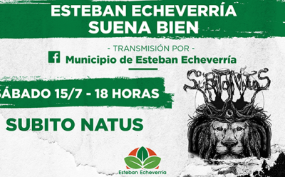 NUEVA PRESENTACIÓN EN ESTEBAN ECHEVERRÍA SUENA BIEN