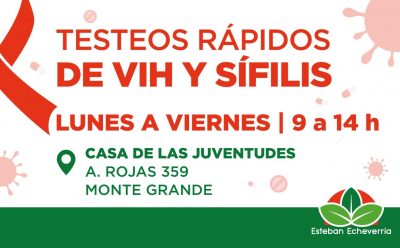 TESTEOS RÁPIDOS DE VIH Y SÍFILIS