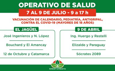 NUEVOS OPERATIVOS DE VACUNACIÓN EN EL DISTRITO