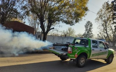 NUEVAS TAREAS DE FUMIGACIÓN EN 9 DE ABRIL