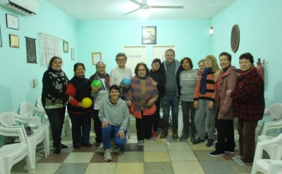 EL JAGÜEL: FERNANDO GRAY RECORRIÓ INSTITUCIONES SOCIALES, DEPORTIVAS Y CULTURALES