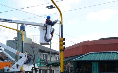 EL MUNICIPIO AVANZA CON LA INSTALACIÓN DE CÁMARAS DE SEGURIDAD EN EL DISTRITO