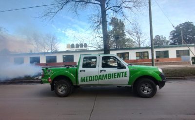NUEVAS TAREAS DE FUMIGACIÓN EN 9 DE ABRIL