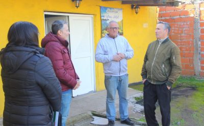 FERNANDO GRAY RECORRIÓ EL BARRIO SANTA LUCÍA DE MONTE GRANDE SUR