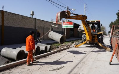 EL MUNICIPIO AVANZA CON LA ÚLTIMA ETAPA DE LA OBRA DE PAVIMENTACIÓN DE LA AVENIDA INGENIERO HUERGO