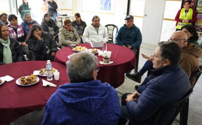 FERNANDO GRAY RECORRIÓ EL BARRIO LAS COLINAS DE MONTE GRANDE SUR