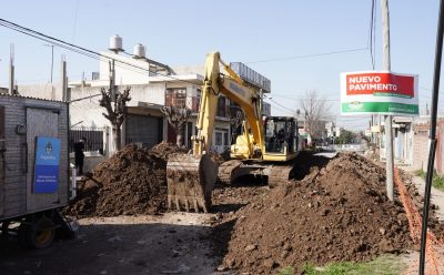 PAVIMENTACIÓN DE LA AVENIDA 9 DE JULIO: EL MUNICIPIO AVANZA EN LA SEGUNDA ETAPA DEL PROYECTO