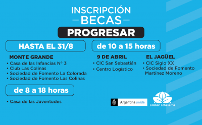 ÚLTIMOS DÍAS DE INSCRIPCIÓN A LAS BECAS PROGRESAR