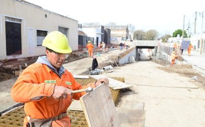 EL MUNICIPIO CONTINÚA CON LA CONSTRUCCIÓN DEL PASO BAJO NIVEL DE REBIZO-GENERAL PAZ