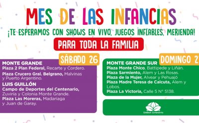 EL MUNICIPIO CELEBRA EL ÚLTIMO FIN DE SEMANA DEL MES DE LAS INFANCIAS