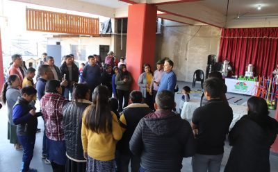 FERNANDO GRAY RECORRIÓ EL BARRIO EL GAUCHITO DE 9 DE ABRIL