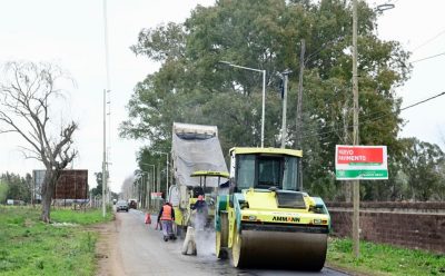 CANNING: TRABAJOS DE REPAVIMENTACIÓN DE LA CALLE ESCRIBANO VÁZQUEZ