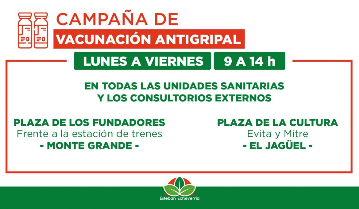 CONTINÚA LA CAMPAÑA DE VACUNACIÓN ANTIGRIPAL