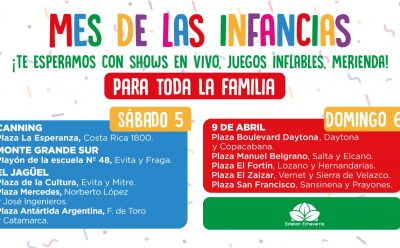 COMIENZAN LAS ACTIVIDADES POR EL MES DE LAS INFANCIAS EN ESTEBAN ECHEVERRÍA