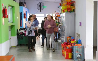 FERNANDO GRAY RECORRIÓ EL BARRIO MONTE CHICO