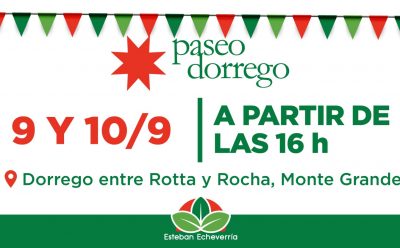 ESTE FIN DE SEMANA, LAS VECINAS Y LOS VECINOS PODRÁN RECORRER PASEO DORREGO