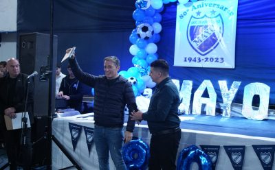 FERNANDO GRAY CELEBRÓ EL 80° ANIVERSARIO DEL CLUB MAYO