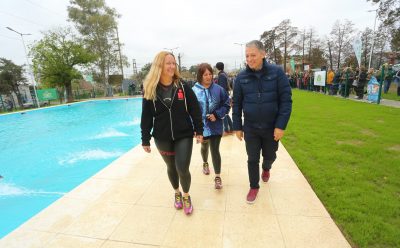 FERNANDO GRAY INAUGURÓ EL NATATORIO MUNICIPAL EN EL CAMPO DE DEPORTES SANTA MARÍA DE EL JAGÜEL