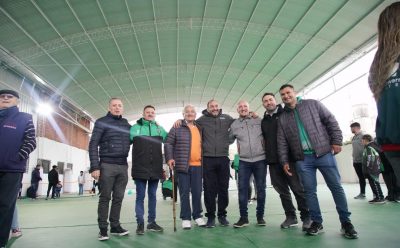 FERNANDO GRAY INAUGURÓ EL TECHO PARABÓLICO DE LA SOCIEDAD DE FOMENTO SANTA ROSA