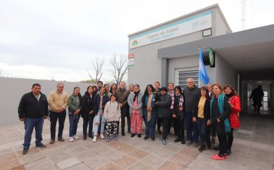FERNANDO GRAY INAUGURÓ LAS OBRAS DE AMPLIACIÓN Y PUESTA EN VALOR DE LA UNIDAD SANITARIA N° 8 SANTA ISABEL