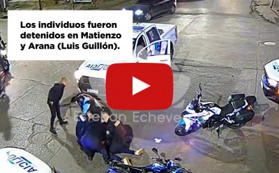 DOS DETENIDOS TRAS UNA INTENSA PERSECUCIÓN EN LUIS GUILLÓN