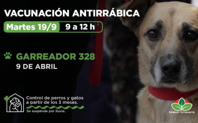 OPERATIVO DE VACUNACIÓN ANTIRRÁBICA EN EL ZAIZAR