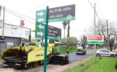 NUEVOS TRABAJOS DE PAVIMENTACIÓN EN ESTEBAN ECHEVERRÍA