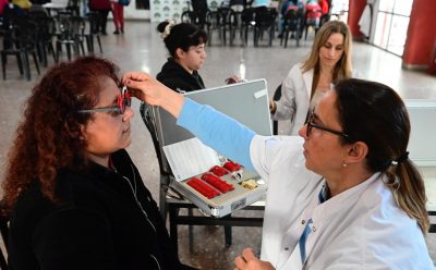 EL MUNICIPIO REALIZÓ UNA NUEVA JORNADA DE CONTROLES OFTALMOLÓGICOS A TRABAJADORAS Y TRABAJADORES VECINALES