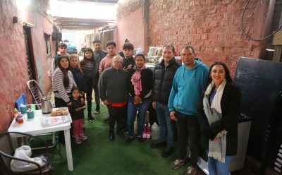 9 DE ABRIL: FERNANDO GRAY RECORRIÓ EL BARRIO SAN AGUSTÍN