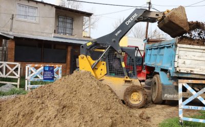 EL MUNICIPIO DE ESTEBAN ECHEVERRÍA AVANZA EN LA CONSTRUCCIÓN DE LA NUEVA RED CLOACAL EN MONTE GRANDE SUR